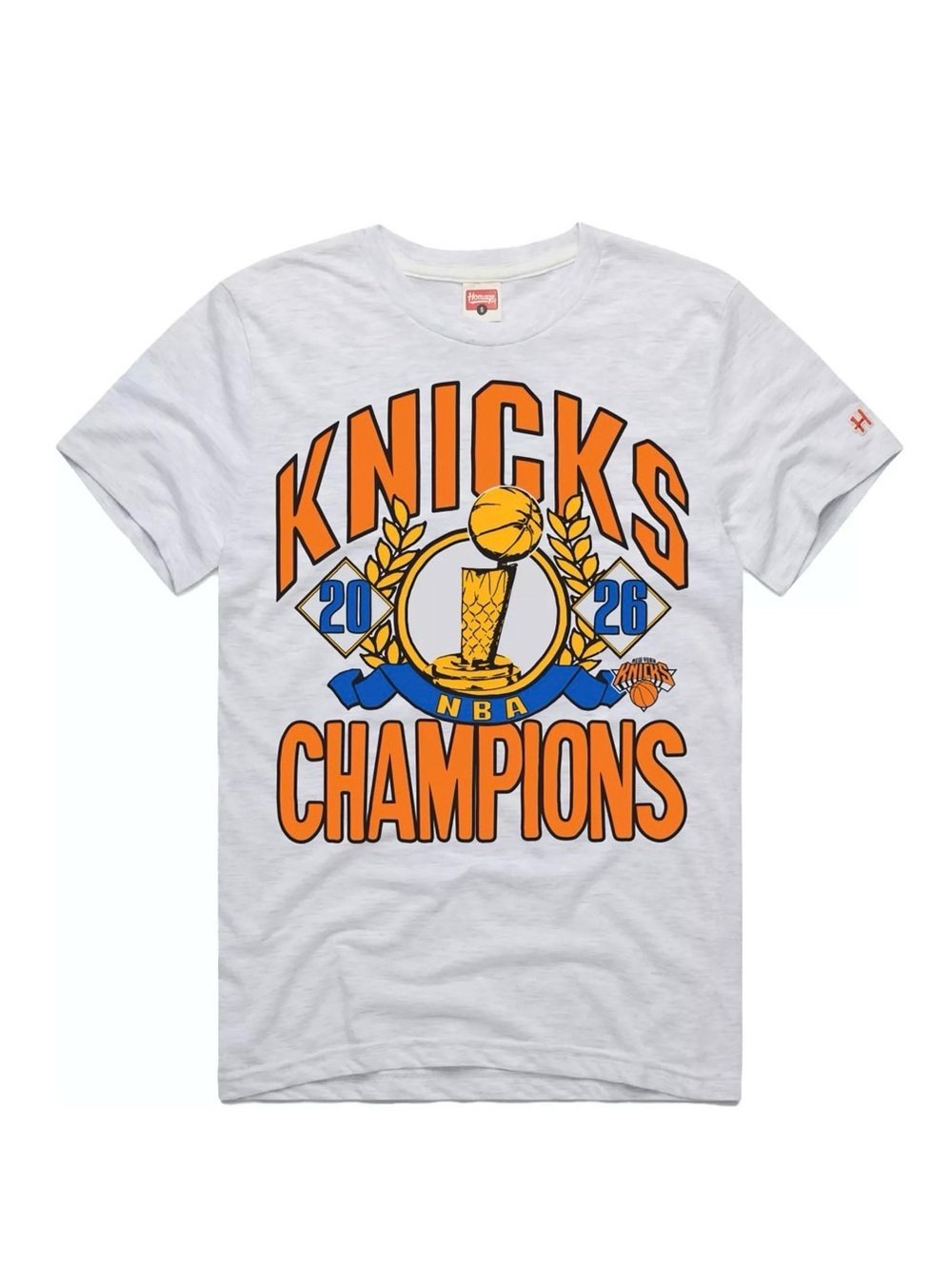 Knicks Championship Tshirt homage brand size L NWT
